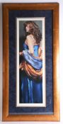 Robert Lenkiewicz (1941-2002), signed Limited Edition Print, 'Karen in Blue',