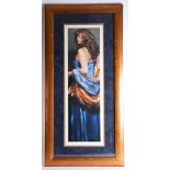 Robert Lenkiewicz (1941-2002), signed Limited Edition Print, 'Karen in Blue',