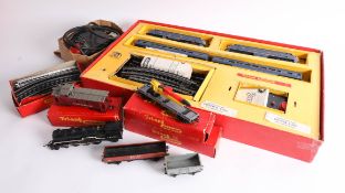 Triang Railways, collection of OO gauge model railway including wagons, transformer, rocket