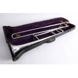 Trombone, Benson of London, cased.