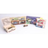 Nine diecast models including 'Railway Road Vehicles of the Early 1900s' by Lledo. (9)