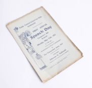 Public Central School for Girls, Plymouth, First Annual Speech Day dated 1931, presentation of