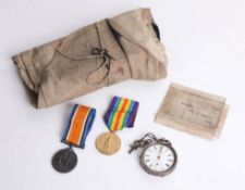 An interesting collection of documents relating to the Great War, including a soldier's pay book,