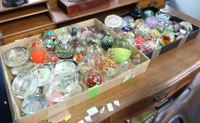 Collection of mixed paperweights approx. 50.