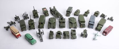 Dinky Toys, a collection of mainly military vehicles and some others (approx. 31)