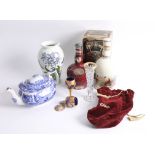 Copeland Spode Italian teapot, Wade Famous Grouse Whisky decanter, other items including Portmeirion