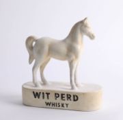 Advertising, a White Horse scotch whisky model (Wit Perd) together with a Carlton Ware Pick