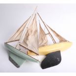 A Bowman model racing yacht and another (2)