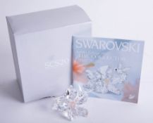 Swarovski Crystal, 'SCS20' Jubilee Edition 2007 'The Collector' bee and hibiscus.