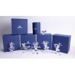 Swarovski Crystal, Disney Showcase Collection, SCS, comprising Donald Duck, Mickey Mouse, Minnie