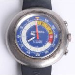 Vintage Memosail Yachting Chronograph, a gents wristwatch, dial marked 10 minutes, 17 jewels, the