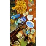 SELECTION OF POTTERY ITEMS INCLUDING CASTLE COVE POTTERY VASES, DECORATIVE JUGS, ETC