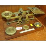 SET OF POSTAGE SCALES AND WEIGHTS