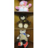 THREE 'BUILD A BEAR' TEDDY BEARS (A/F)