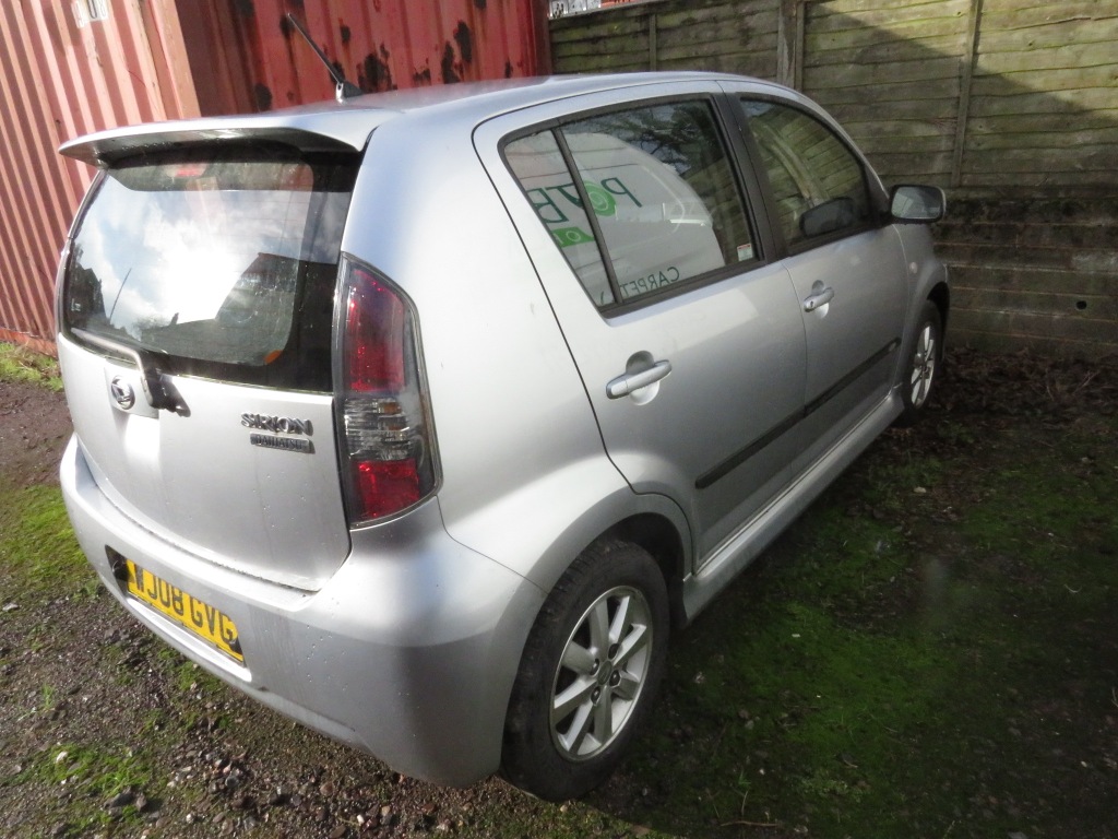 FROM DECEASED ESTATE - SILVER DAIHATSU SIRION SX FIVE DOOR HATCHBACK, WJ08 GVG REGISTERED 04/03/ - Image 2 of 24