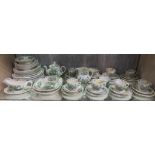 QUANTITY OF MASON'S 'FRUIT BASKET' TEA AND DINNER WARE INCLUDING PLATES, CUPS AND SAUCERS