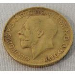 1915 George V gold sovereign