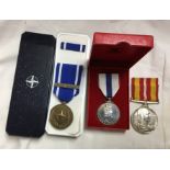 1977 Silver Jubilee Medal in case of issue, a Voluntary Medical Long and Efficient Service Medal