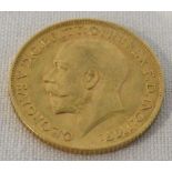 1915 George V gold sovereign