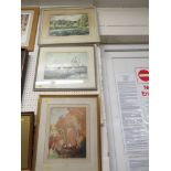 WATERCOLOUR LANDSCAPE SIGNED W. NOOT, WATERCOLOUR LANDSCAPE SIGNED AND DATED V ELFORD 38, AND ONE