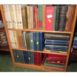 THREE SHELVES OF BOOKS - BIOGRAPHY, FICTION, CRESSET PRESS EDITIONS, ETC