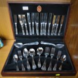 HOUSLEY & SONS CANTEEN OF STAINLESS STEEL CUTLERY