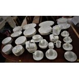 LARGE SELECTION OF NORITAKE 'COURTNEY' TEA AND DINNER WARE INCLUDING PLATES, BOWLS, LIDDED