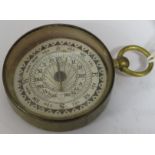 BRASS CASED COMPASS / SUNDIAL