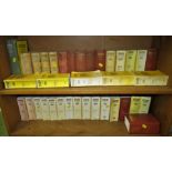 TWO SHELVES OF WISDEN CRICKETER'S ALMANACK DATING FROM EARLY 1970'S TO 2008 (A/F)