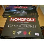 GAME OF THRONES MONOPOLY AND STAR TREK 'NEXT GENERATION' MONOPOLY