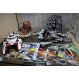FOUR STAR WARS LEGO SETS - 75015 CORPORATE ALLIANCE TANK DROID, 75182 REPUBLIC FIGHTER TANK, 75040