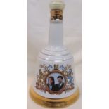 Wade Bells Scotch Whisky decanter to commemorate the marriage of Prince Andrew and Sarah Ferguson