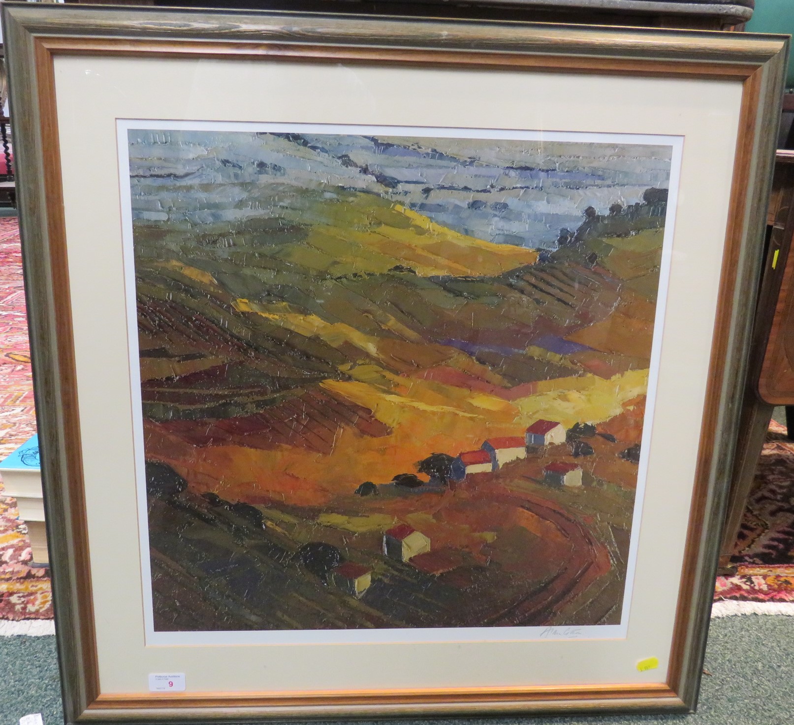 After Alan Cotton (b1936) - landscape, colour print, (52cm x 51cm), signed in pencil to the margin - Image 2 of 3