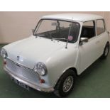 White Leyland Cars Mini 850 two-door saloon, FVB 329J registered 06/04/71, five former keepers,