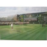 After Graeme W. Baxter - 'The Championships-Wimbledon', limited edition colour print, signed and