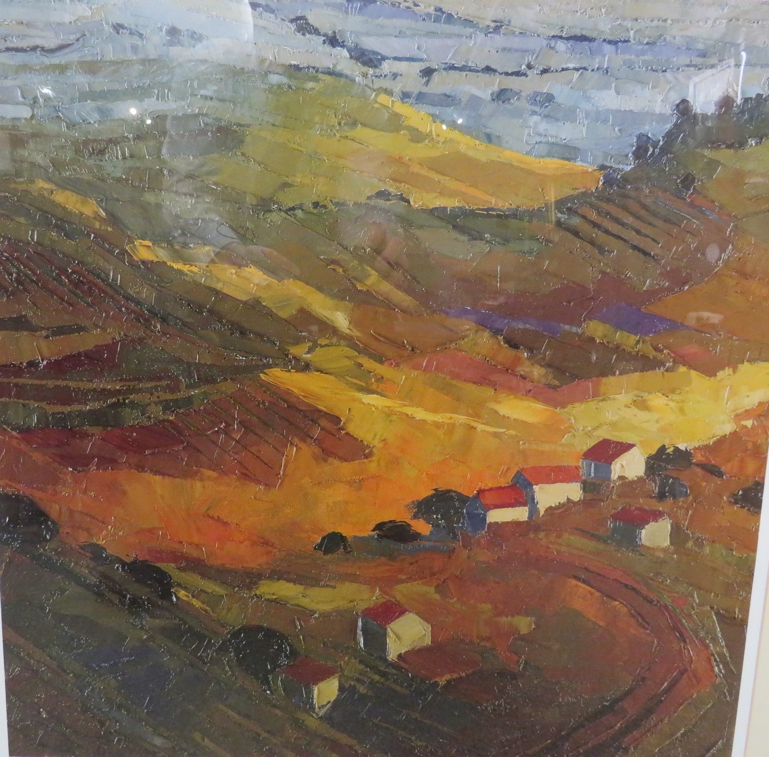 After Alan Cotton (b1936) - landscape, colour print, (52cm x 51cm), signed in pencil to the margin