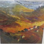 After Alan Cotton (b1936) - landscape, colour print, (52cm x 51cm), signed in pencil to the margin