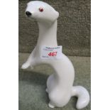 PORCELAIN STOAT MARKED 'MADE IN USSR'