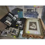 RAF SERVICE AND RELEASE BOOK, PHOTOGRAPHS AND EPHEMERA, AND A FRAMED PORTRAIT PHOTOGRAPH