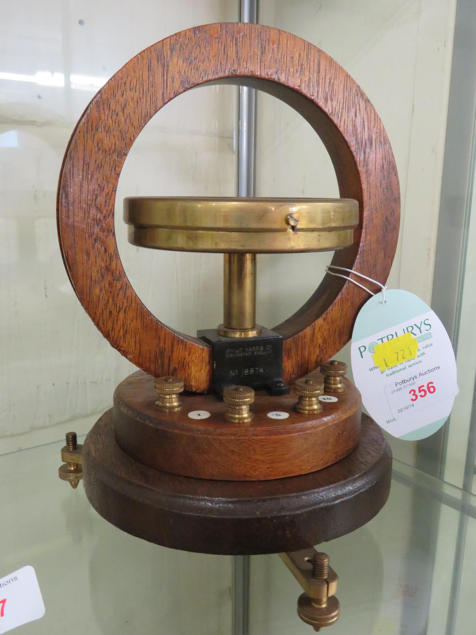 PHILIP HARRIS LIMITED NUMBER 18874 GALVANOMETER - Image 2 of 2