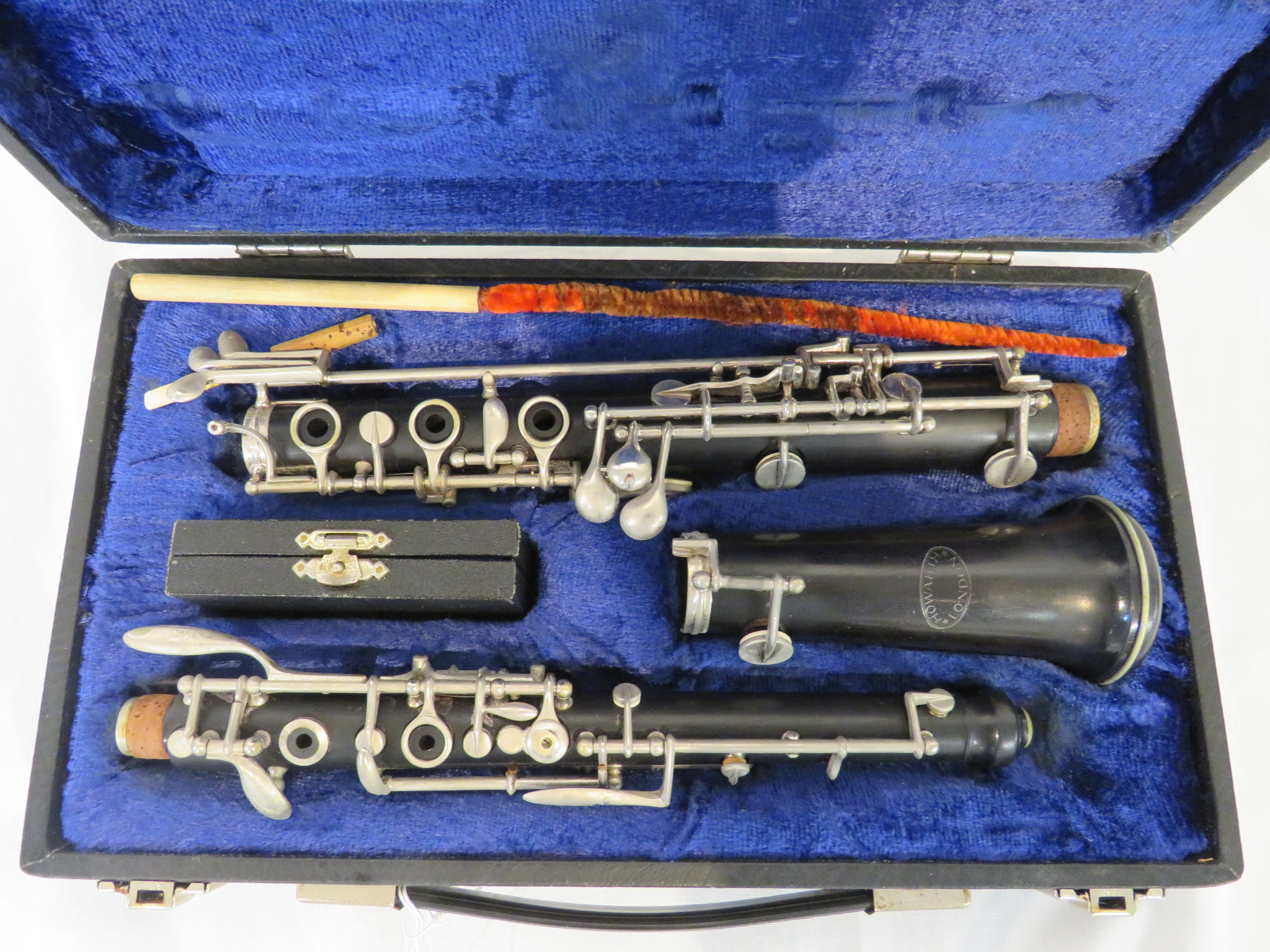 Howarth S2 ebony oboe with thumbplate and semi automatic octaves, manufactured January 1954 with - Image 11 of 23