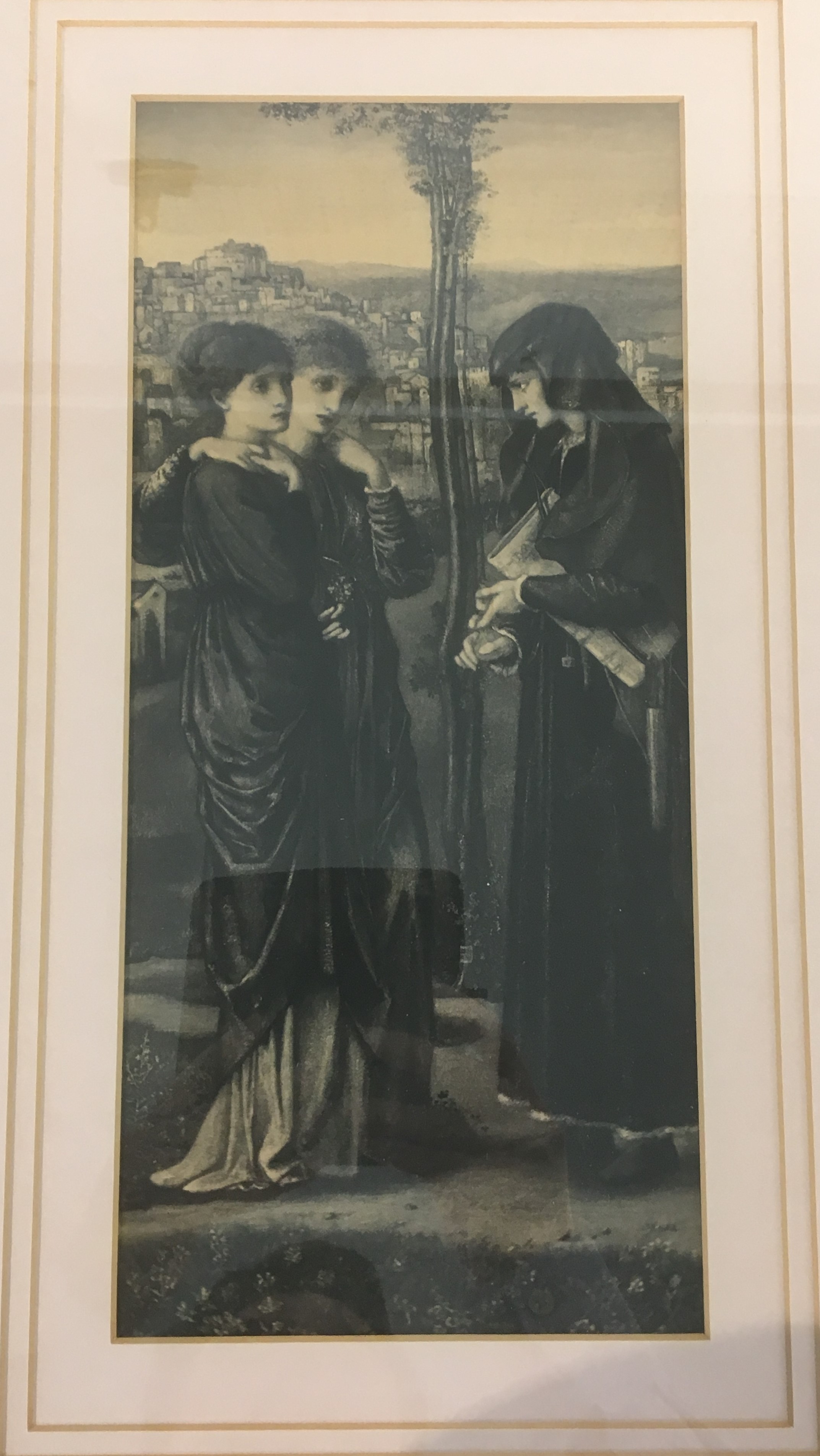 Frederick Hollyer (1837-1933) after Edward Coley Burne-Jones (1833-1898), 'The Meeting', three pre- - Image 4 of 8