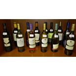 Thirteen bottles of white wine - Ramizres de Velazco Torrontes 2005, 75cl, 12.5%; Colonna delle
