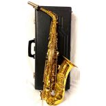 B & H 400 for Boosey & Hawkes Alto saxophone in hard carry case