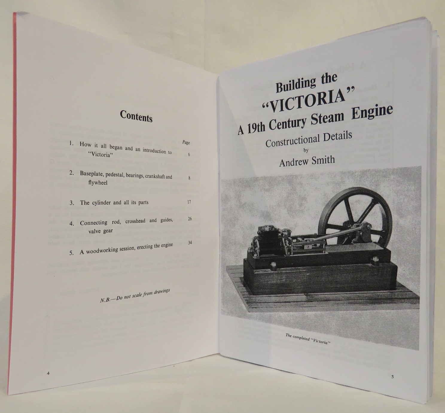 A model of a 'Victoria' double cylinder steam engine, diameter of flywheel about 18cm, mounted on - Image 9 of 12