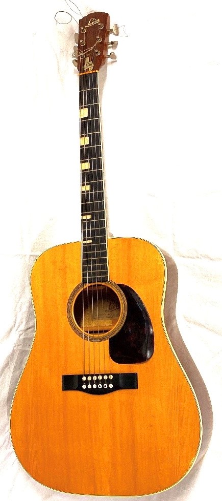 Levin LT-18 Swedish made acoustic guitar with solid spruce top and mahogany back and sides. Mother - Image 2 of 32