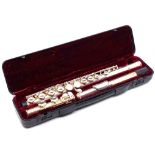 Lumiere silver plated flute with hard plastic case