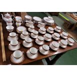 ROYAL GRAFTON MAJESTIC TEA AND DINNER WARE INCLUDING SOUP BOWLS, GRAVY JUGS, TEAPOT, ETC