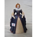 FRANKLIN PORCELAIN LIMITED EDITION FIGURE OF ELIZABETH I