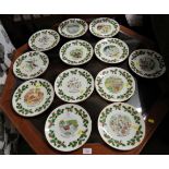 TWELVE ROYAL GRAFTON CHRISTMAS PLATES